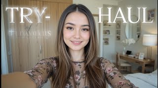 Try-On Haul || Trendy Oversized Sweaters 2024