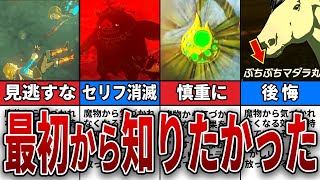 【ティアキン】取り返しのつかない要素９選をまとめ！【ゆっくり解説】