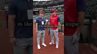 What Mike Trout has learned from playing with Shohei Ohtani 🔥🐐#shorts