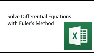 Solve 4 Differential Equations in Excel