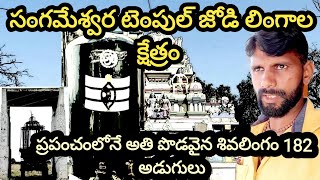 Sangameshwara Swamy Temple and  jodilingala Temple | ప్రపంచంలోనే అతి పొడవైన శివలింగం | #Tejuchallas