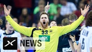 Alle feiern Andi Wolff: "Bekloppter Idiot" | Handball-Europameister 2016 | Empfang Berlin