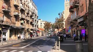 JERUSALEM 喬治王街日常街景 － 漫遊耶路撒冷 － 漫遊以色列 － 以色列自助旅行 #shorts