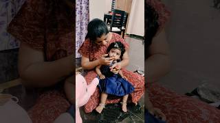 Gnani getting ready with Athamma😍 #shorts #trending #ytshorts #baby #viralvideo