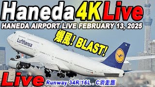 🔵 Live 羽田空港ライブ Haneda Airport Live February 13, 2025  生中継 2025年2月13日 羽田空港ライブカメラ