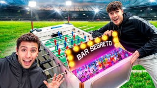 LET'S BUILD a SECRET BAR inside the FOOTBALL TABLE