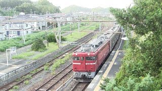 〈警笛あり〉ED75＋仙石線205系 松島駅通過