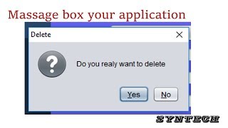 Java Confirmation Message Dialog Example [with source code]
