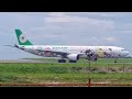 EVA Air (Hello Kitty - Sanrio Characters Livery) A333 Landing & Takeoff at Mactan-Cebu [CEB/RPVM]