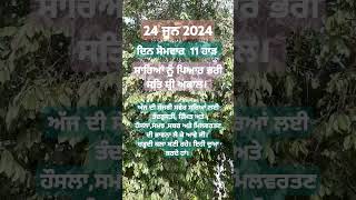 ਸ਼ੁੱਭ ਸਵੇਰ(11ਹਾੜ)#shorts#Gurbani#Punjabi#motivation