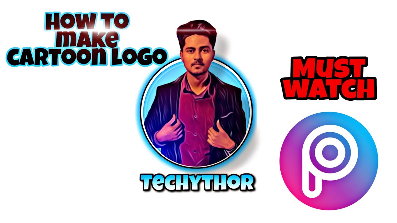 Cartoon Portrait Logo Editing Vectorart Tutorial Picsart Editing