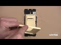 leviton presents how to change a renu® dimmer switch color