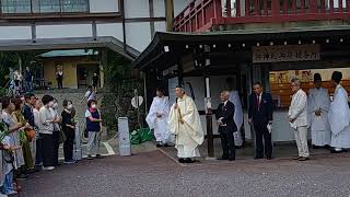 諏訪神社　夏越の大祓　宮司ご挨拶　令和６年6月30日