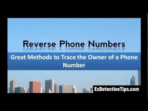 Reverse Phone Numbers - Trace the Owner of a Phone Number Reverse Phone Numbers - Trace the Owner of a Phone Number