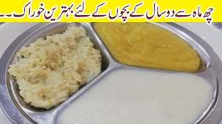 Chote Bachon Ki Khoraak | Bachon Ke Liye Mufed Khurak | 6 mah sy 2 sal k bacho k liy | Recipe By PMR