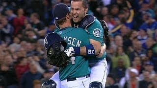 LAD@SEA: Six Mariners pitchers combine on no-hitter