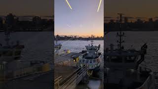 Beautiful view of downtown Halifax \u0026 Angus l.macdonald bridge 🌉 from Alderney ferry ⛴️ terminal,