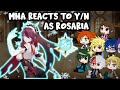 MHA/BNHA Reacts to y/n as Rosaria (Genshin Impact) || Gacha Club || Part 9