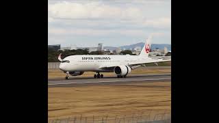 飛行機 着陸 エアバス A350　JA10XJ　#Shorts