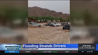 Flooding in Death Valley strands drivers, hotel guests