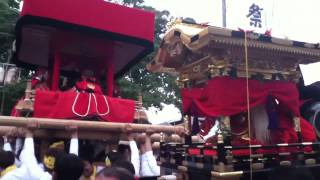 2012 御坊祭・本祭（23）浜ノ瀬組の四ツ太鼓・幟・屋台①