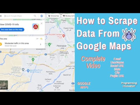 How To Scrape Data From Google Maps | Complete Video Of Scrapping Data ...