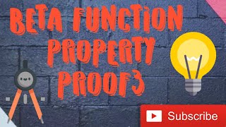 Beta Function Property Proof 3