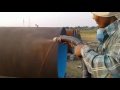 Ms Pipe Sand blasting work