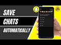How To Save Snapchat Chats 2026 | Keep Snapchat Messages From Disappearing
