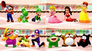 Super Mario Party Jamboree - All Victory \u0026 Losing Animations (Minigames)