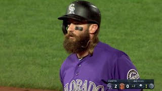 COL@SF: Blackmon laces two-run double for 200th hit