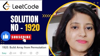 Leetcode Solution 1920 | Javascript | Build Array from Permutation | Leetcode EASY | Beginners