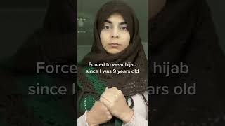 FORCED TO WEAR HIJAB! 🧕😭 #iran #tiktok #shorts #hijab