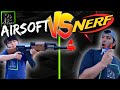 Airsoft Vs. Nerf Part 2 ( Time to Battle)