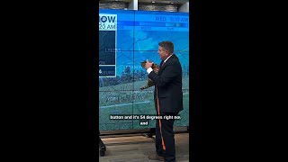 Little Guy joins Tony Martin to do Wednesday's forecast