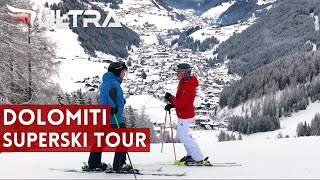 DOLOMITI SUPERSKI TOUR 2023 ep. 4 - Pista La Ria, Val Gardena con Verena Stuffer - ICARUS ULTRA