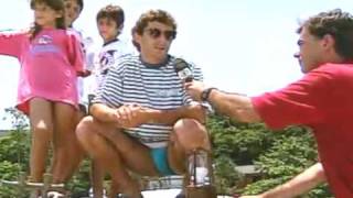 Baú do Esporte - Em 1994, Ayrton Senna aproveita as férias em Angra dos Reis