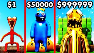 Upgrading $1 RAINBOW FRIEND Into $1,000,000 (GTA 5)