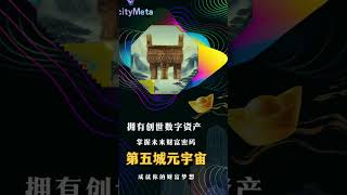 VcityMeta拥有创世数字资产掌握未来财富密码第五城元宇宙成就你的财富梦想#谢章#第五城#vcity