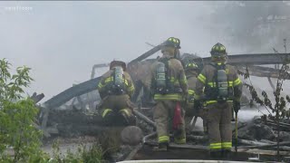 Fire razes Maple Grove home