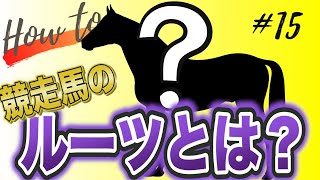 【競馬】血統の基本〜三大始祖とは？〜（競馬が分かるHow to ）#15