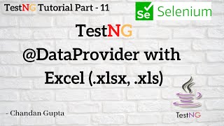 Get Test data from Excel (.xlsx, .xls) using @DataProvider | TestNG Tutorial Part #11