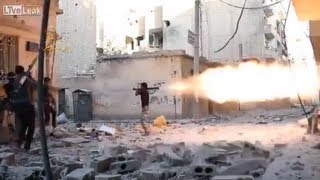 Fast RPG Shot in Syria