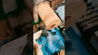 Shaving of Wood to Make a Ball #shorts #woodworking#satisfying #satisfyingvideos#technology#asmr