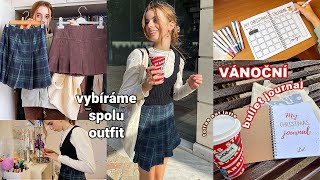 Vybíráme spulu OUTFIT, VÁNOČNÍ bullet journal a ochutnávám poprvé TOFFEE NUT LATTE