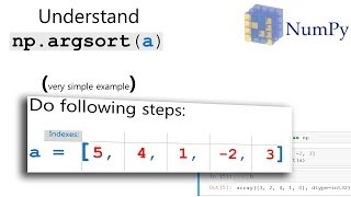 Numpy Argsort - np.argsort() - function. Simple Example