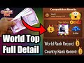 Carrom Pool World Top Full Detail😲||First Vedio In YouTube🔥||How much money Required 🤔||Carrom Pool🔥