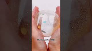 挑战 纳米胶吹泡泡,粉丝配色太好看了 啊Challenge Nano glue blowing bubbles, the color matching #手工玩具 #手工diy #手工 #diy