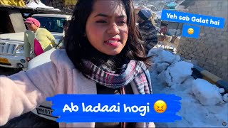 Manali Mein Ladayi  😱 😒