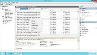 Exploring the WSUS Console